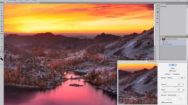 Sharpening For Print in Photoshop смотреть онлайн