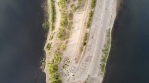 АЭРОСЬЕМКА МАЯКА НА ВОЛГЕ. ВОЛГОГРАД - ВОЛЖСКИЙ