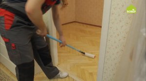 Лакировка паркета валиком своими руками