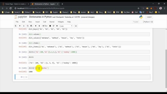 Dictionaries Data Type in Python | Dictionaries in Python  | Python | Python Bangla Tutorial