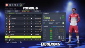 Nico Gonzalez Growth Test! FIFA 22 Career Mode