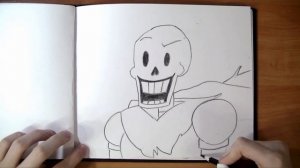 Рисую Папируса из андертейл/Drawing Papyrus from Undertale