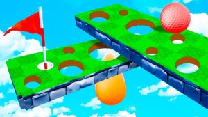 КАК ПРОЙТИ ЭТИ ДЫРКИ? 100% САМАЯ СЛОЖНАЯ ЛУНКА ДЛЯ МАСТЕРОВ! ОПАСНАЯ КАРТА В ГОЛЬФ ИТ (Golf It)