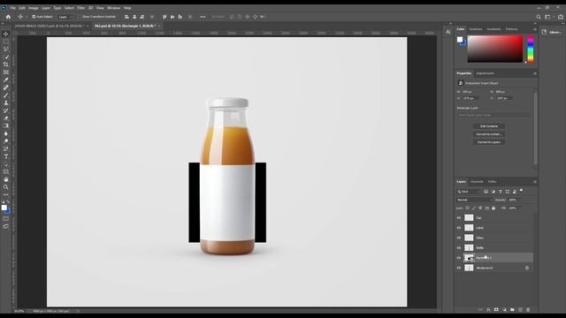 How to create a Juice Bottle Mockup | Photoshop Mockup Tutorial смотреть онлайн