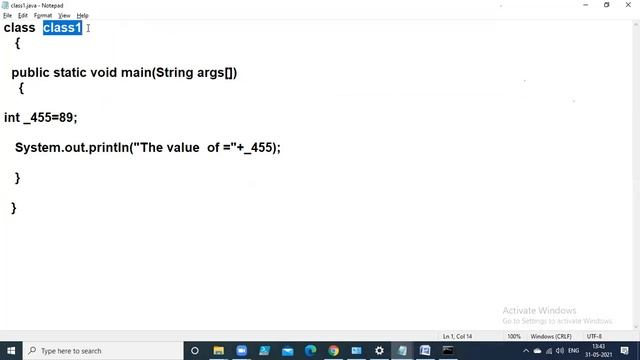 Codenera Java lecture 1