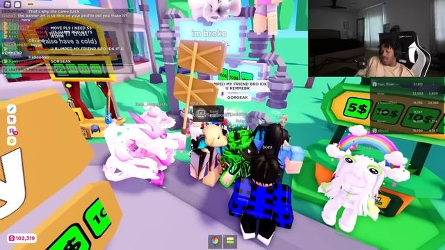 Going AFK in Roblox Pls Donate смотреть онлайн