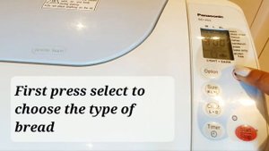 Panasonic SD-253 Automatic Bread maker. With a complete recipe and guide for Basic White Bread