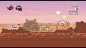 Angry Birds Star Wars (Wii) - Геймплей.