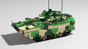 Собираем конструктор Sembo Block 203146 Армейская машина пехоты ZBD-04