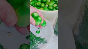 Бомбический рецепт зелёных помидор.