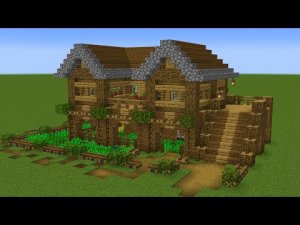 Майнкрафт - Как построить средневековый деревянный дом. Minecraft