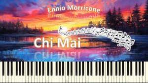 Ennio Morricone - Chi Mai (piano tutorial) [НОТЫ + MIDI]