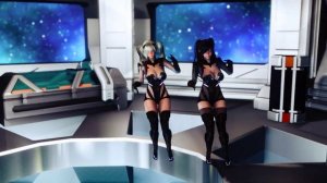 Skyrim Dance Together MMD - Lovesick Girls