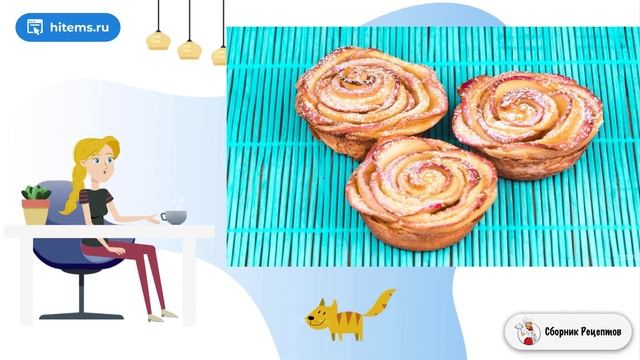 Розы из яблок. Простые рецепты в домашних условиях
