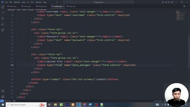 #8 Tambah dan Tampilkan Data Petugas | Tutorial Aplikasi Perpustakaan