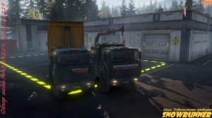 SnowRunner - Обзор мода МАЗ 64229, Тягач 64229 - Юкон - Подтопленные предгорья - #291