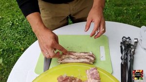 ВКУСНЫЙ ШАШЛЫК. СЛАЙСЫ ИЗ СВИНИНЫ.