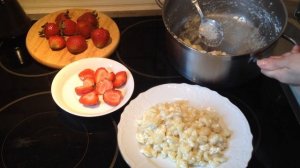 Сладкие макароны с творогом