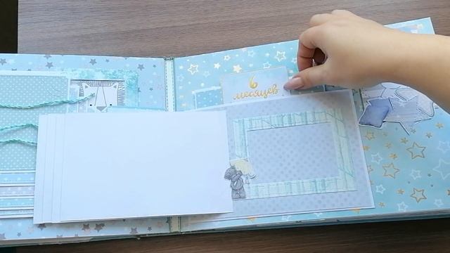Скрапбукинг альбом а4 на 150 фото ручной работы.Своими руками