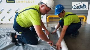 Гидроизоляционный материал Folder D 98 Tape - проверка на прочность.