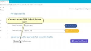 Import Amazon MTR Sales & Return Excel Data to Tally Using Excel4Tally