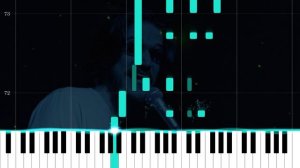 Bo Burnham - Welcome To The Internet Piano Instrumental Tutorial on Synthesia