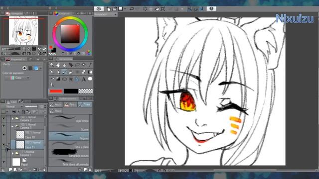 Timelapse: Infernal Cat Avatar смотреть онлайн