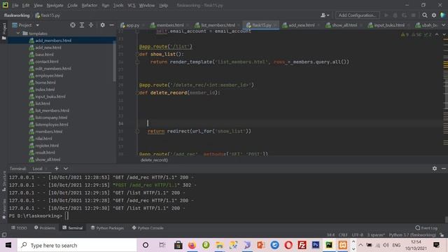 18- FLASK SQLALCHEMY (PART-04) - CRUD DELETE смотреть онлайн