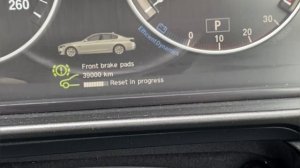 BMW f10 manual reset brake pad by azlee