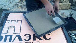 Изготовление вибро-стола для тротуарной плитки из подручных материалов.