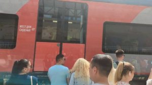 Прибытие поезда на станцию Калининград-Северный