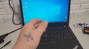 ?Ноутбук работает без питания, это как?! Lenovo T470 ?