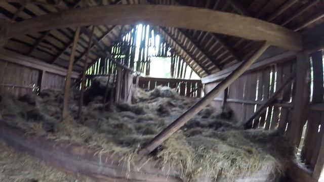 Сенник. Загружаем сено в сенник. смотреть онлайн