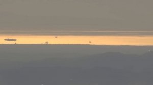 Shipping vessels traffic jam at the Port of Los Angeles.