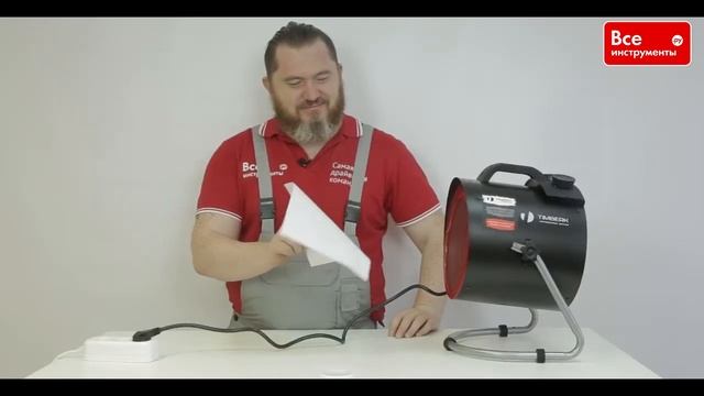 Обзор тепловой пушки Timberk TIH R5 3M смотреть онлайн