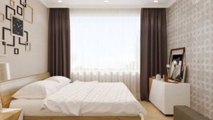 Обзор квартиры 45 кв.м. Свободная планировка. Дизайн интерьера.