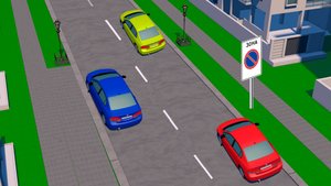 Кто из водителей выбрал разрешенное место для остановки?