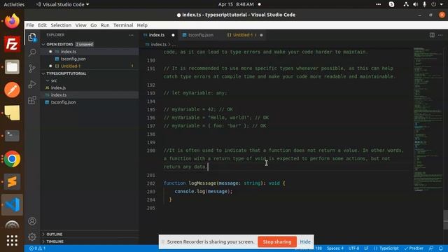 Typescript Tutorial #14 Void  in TypeScript