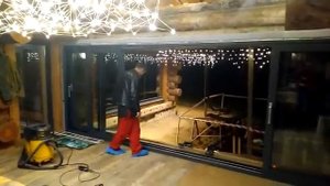 Остекление веранды HS-порталом из теплого алюминия
