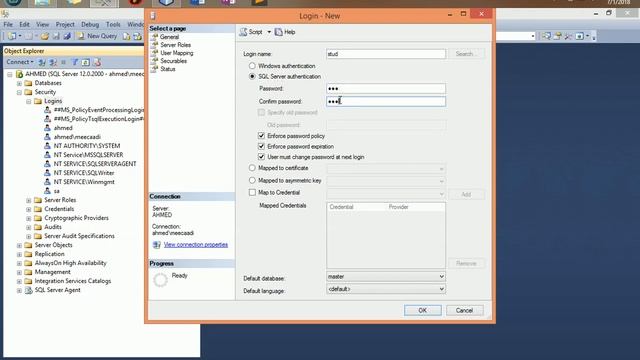 java afsomali 1 (connection, login)