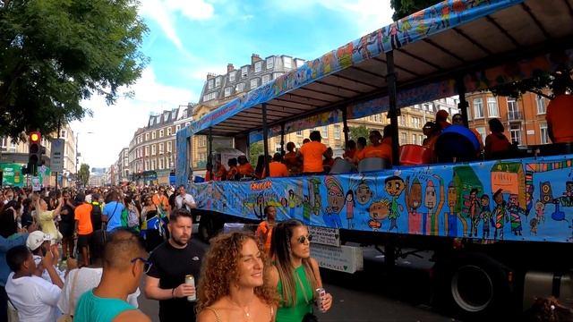 Notting Hill Carnival 2022 Festival, Carnival Party, 4K смотреть онлайн