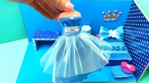 Миниатюрный домик своими руками из цветного картона ?