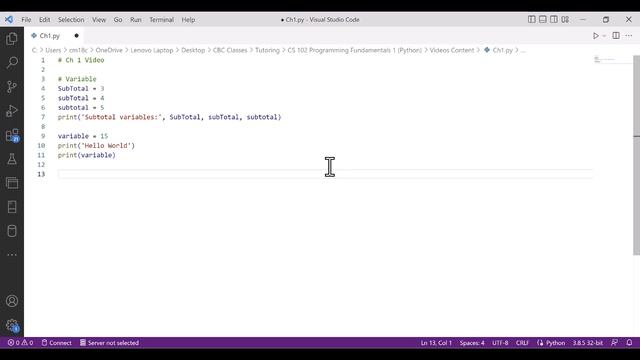 Python Ch 1 смотреть онлайн