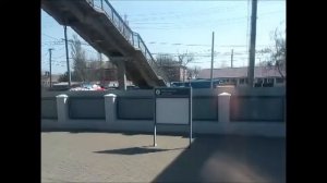 Станция Котельниково из окна поезда Kotelnikovo station from the train window 站从火车窗口 電車の窓からコテリニコヴォ駅