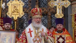 Проповедь Святейшего Патриарха Кирилла в понедельник Светлой седмицы.