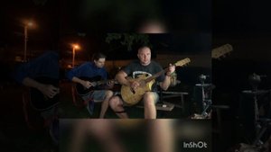 Сплин,, Романс,, (кавер на акустической гитаре) просто вечером на лавочке