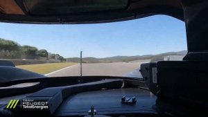 Peugeot 9X8 Hypercar Algarve Testing Onboard