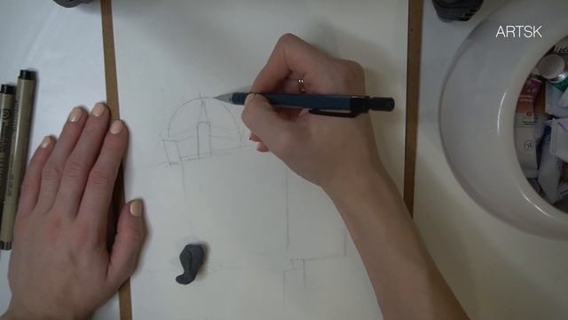 Скетчинг. Линеры против гелевой ручки!
