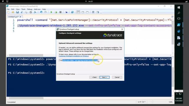 Dyanatrace One Agent installation through powershell. #dynatrace смотреть онлайн