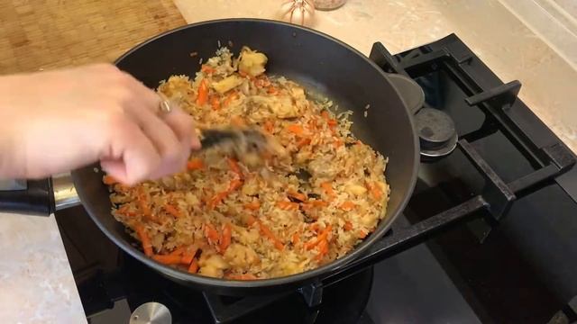 Постный ПЛОВ С ВЕШЕНКАМИ. смотреть онлайн